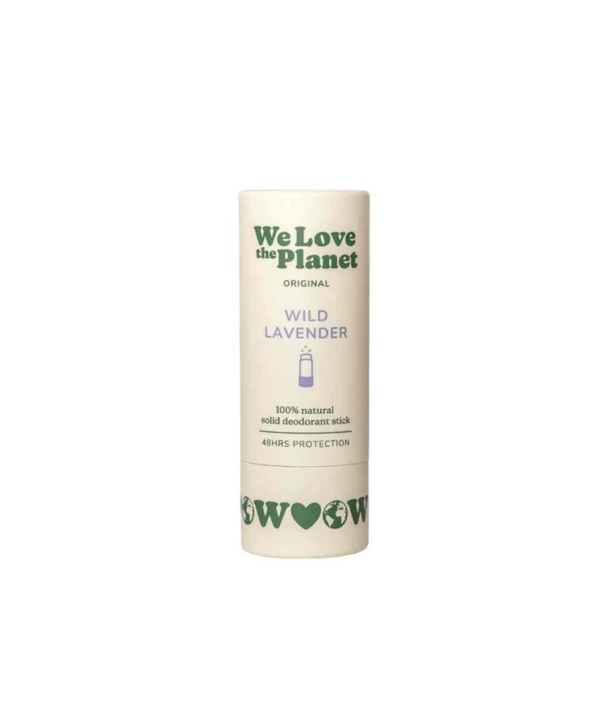 Desodorante natural en stick Wild Lavander de We Love the Planet