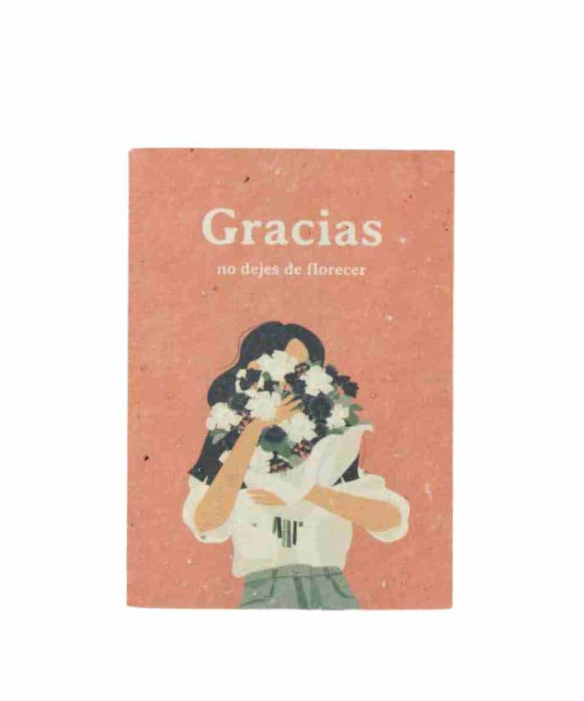 Tarjeta plantable GRACIAS de Resetea