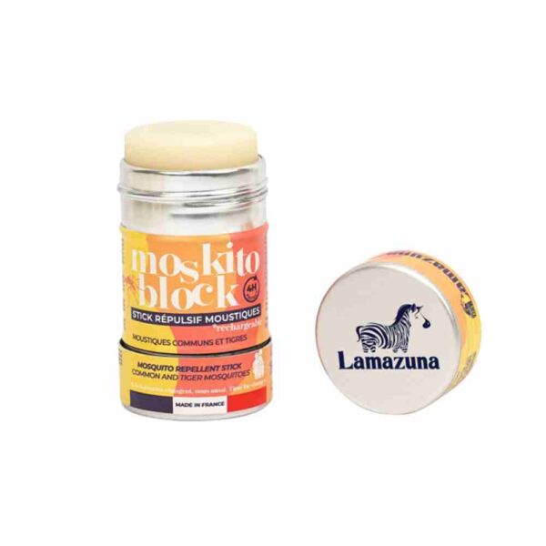 Stick antimosquitos repelente natural para niños y adultos, ecologico y vegano Lamazuna