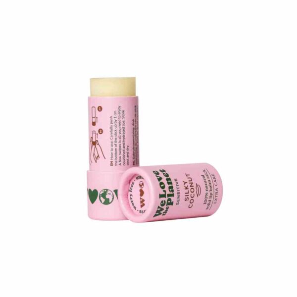 Balsamo labial natural coco y vainilla piel sensible We Love The Planet