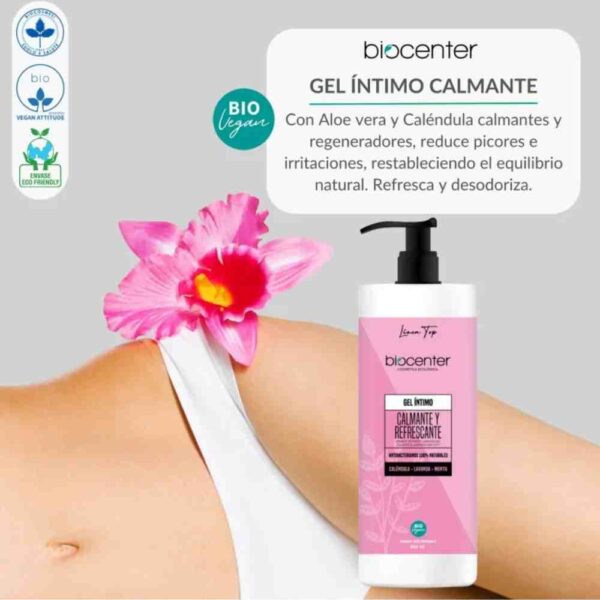 gel intimo natural calmante y refrescante ecológico Biocenter