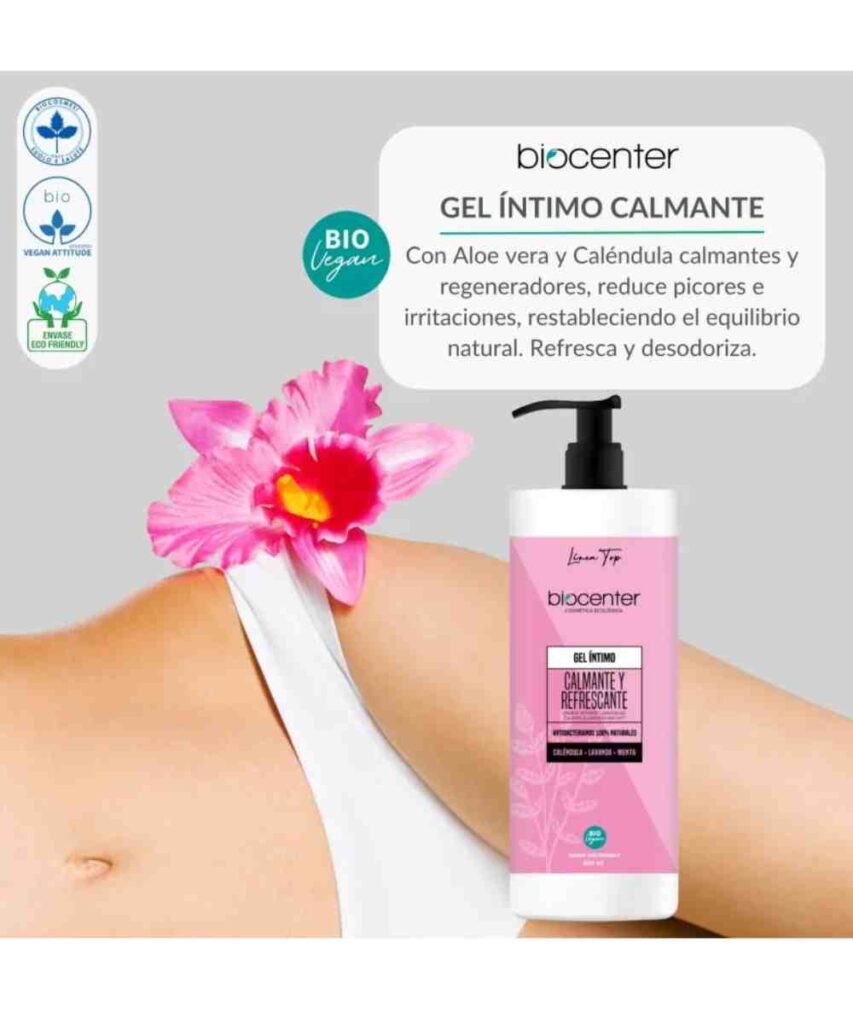 gel intimo natural calmante y refrescante ecológico Biocenter