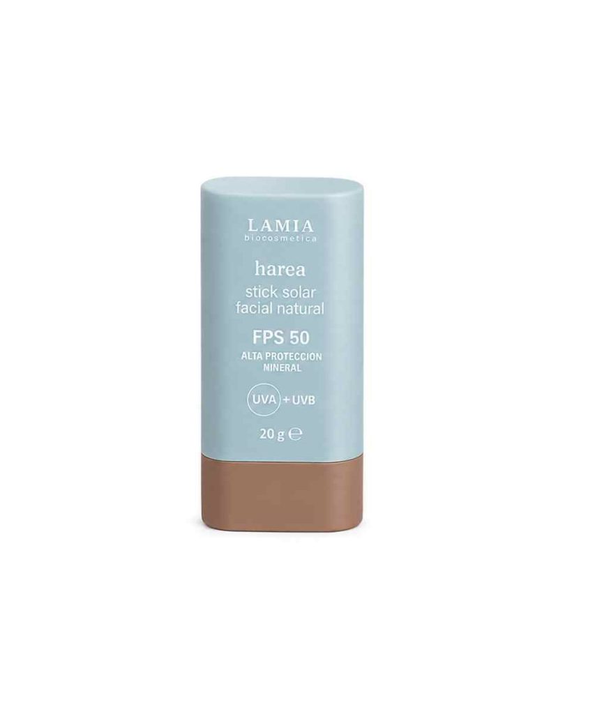 Stick solar facial mineral Harea spf 50 piel sensible ECO Lamia