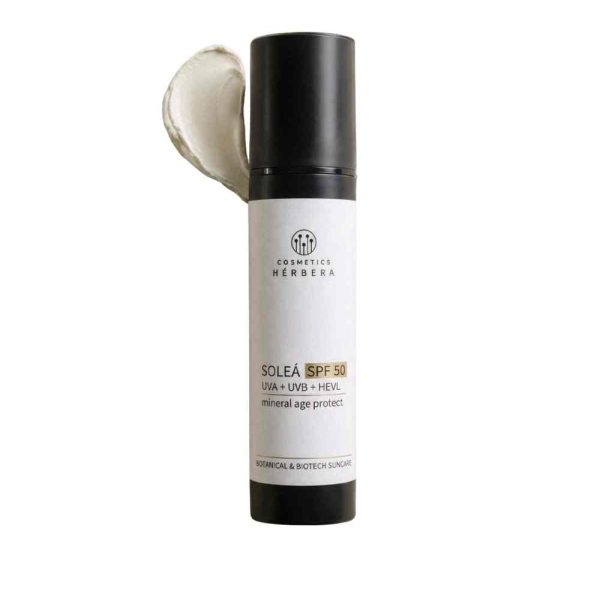 Protector Solar Facial Mineral Soleá SPF 50 Piel Sensible ECO 50ml Herbera