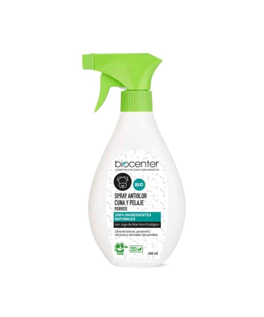 Spray antiolor para perros ecológico cama y pelaje Biocenter