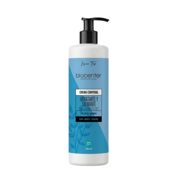 Crema corporal hidratante y calmante ecologica y vegana Biocenter 500 ml