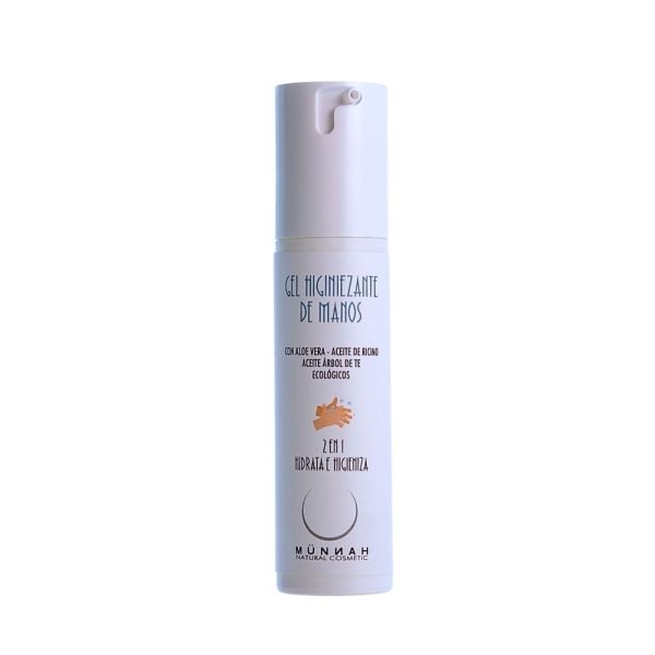 gel higienizante e hidratante de manos ecológico 50 ml Münnah