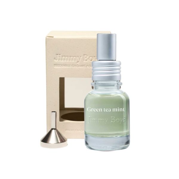Mini Agua de Colonia Green Tea & Mint BIO Rellenable 25ml Jimmy Boyd